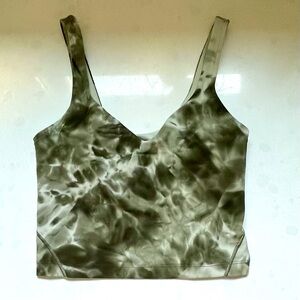 Align Tank, Diamond Dye, Sage Army Green Dark Olive